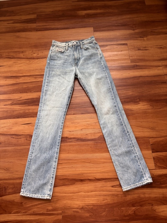 7 For All Mankind Other - 7 For All Mankind Light Blue Straight Leg Jeans
